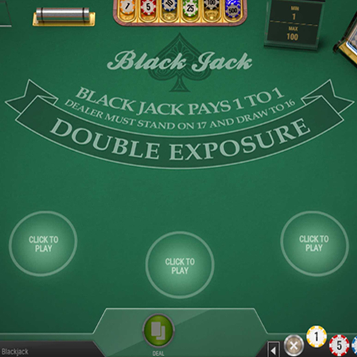 Double Exposure Blackjack logo