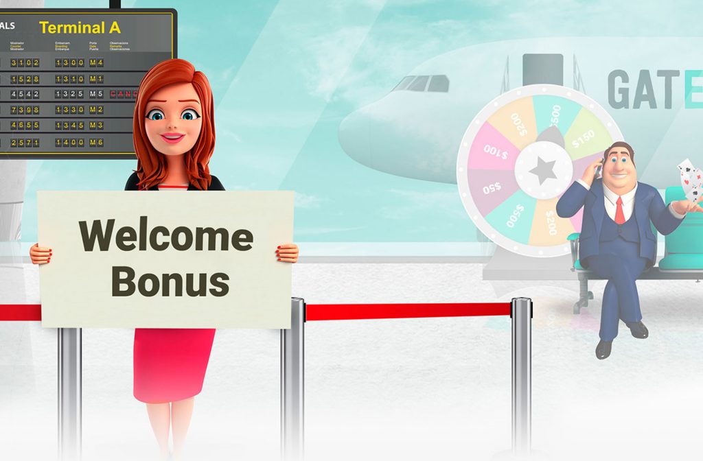 A nice Welcome Bonus waits at Gate777