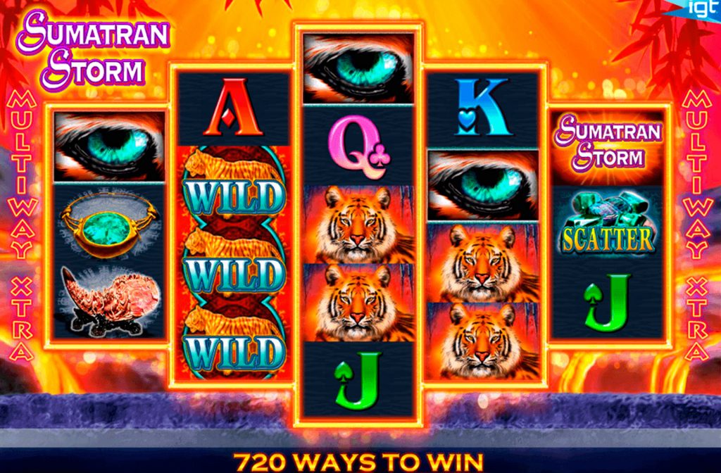 Another popular slot by IGT: Sumatran Storm