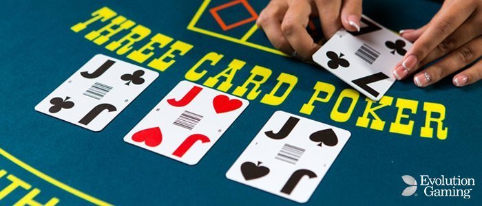 Evolution Gaming Live Three Card Poker