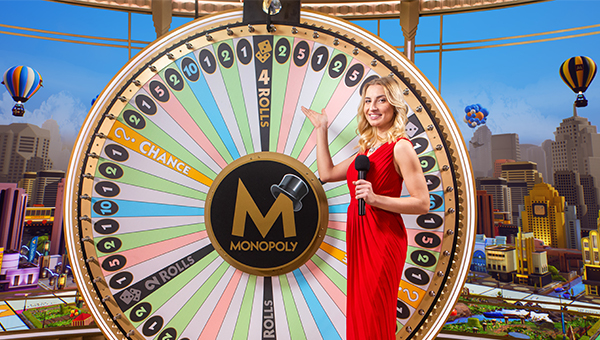 Monopoly Live spin the wheel