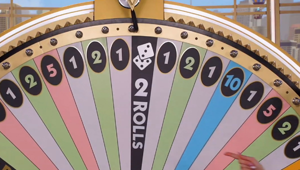 Monopoly Wheel stops on Bonus