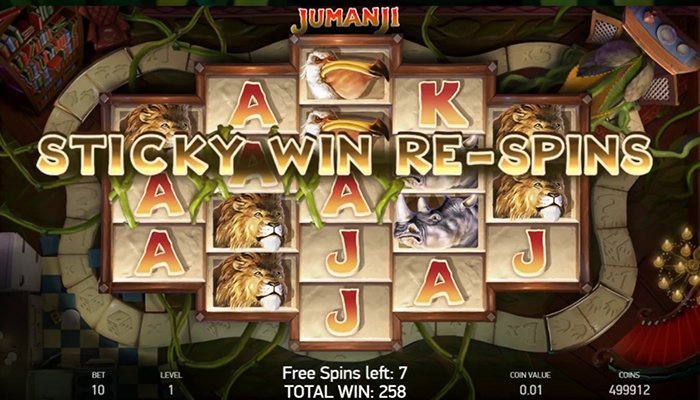 Free Spins at Jumanji