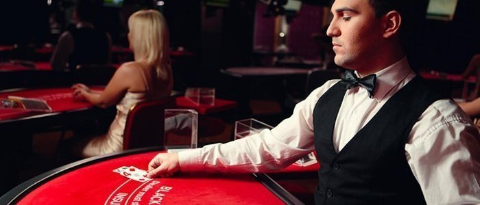 Croupier in online casinos