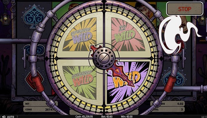 Stop the Wheel for Wilds during Free Spins
