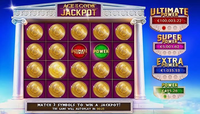 Age of the Gods's Got Some Great Jackpots