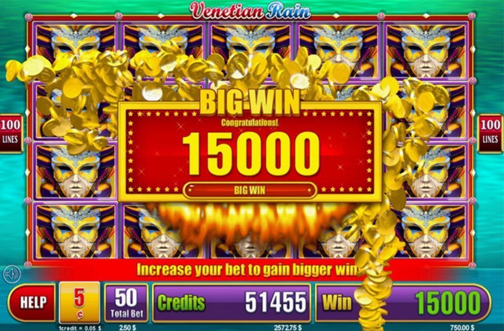 Big Win in Venetian Rain