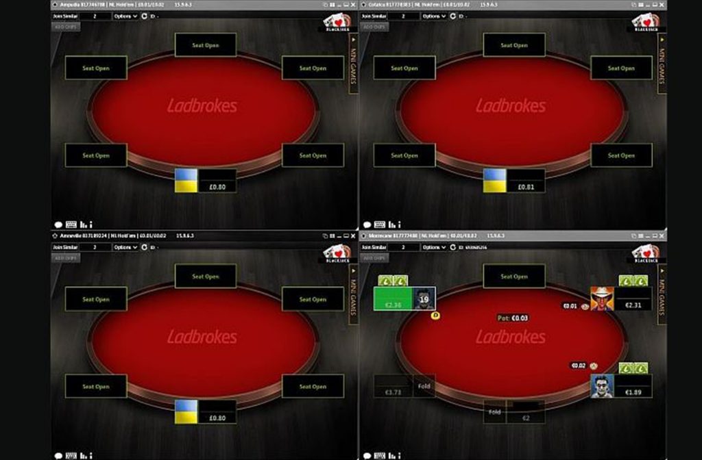 4 Tables in one screen