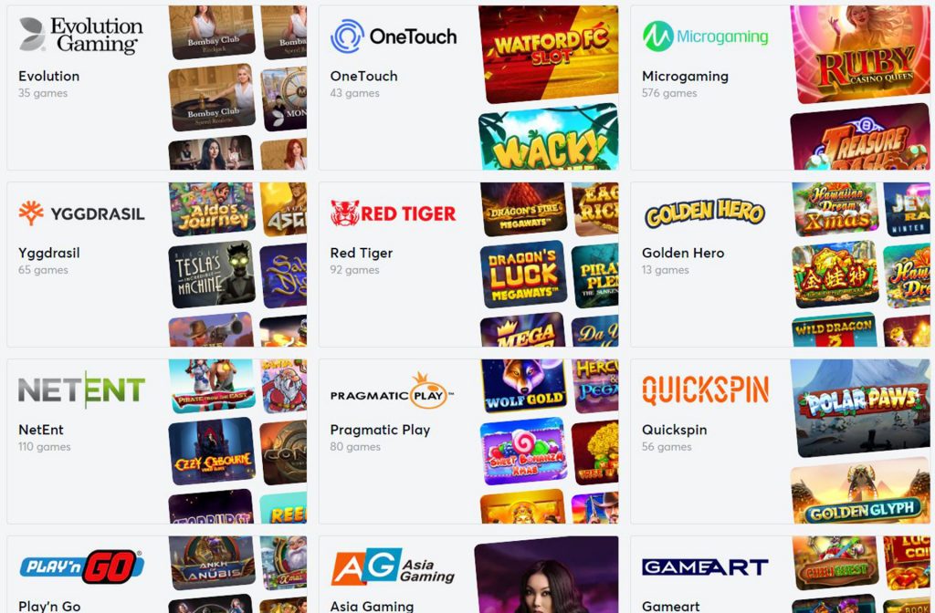 A Small Selection of The Providers