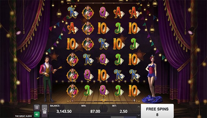 The Great Albini is a Very Popular Slot