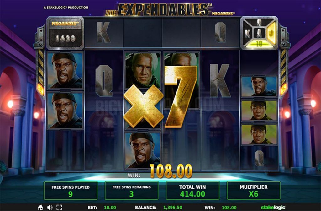 The Expendables Megaways Multiplier