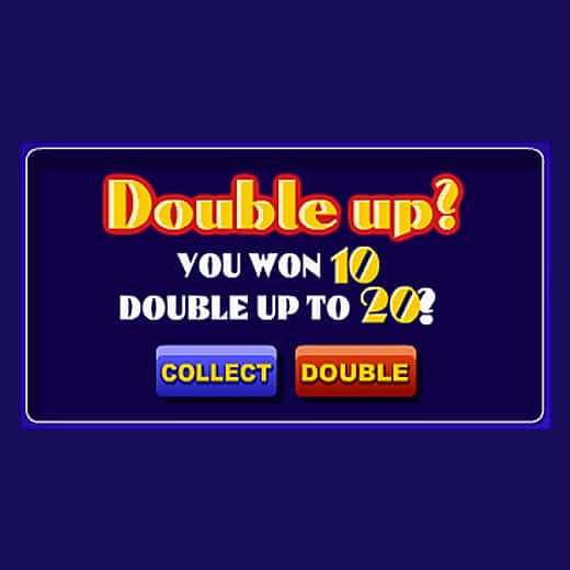 double up feature in video poker explained