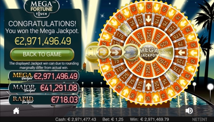 Mega Fortune pays out another yet life-changing jackpot prize.