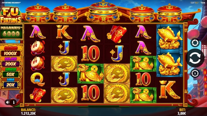 Fu Fortunes Megaways Gameplay