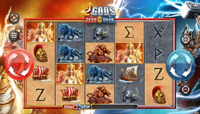 Yggdrasil's 2 Gods Zeus vs Thor base game.