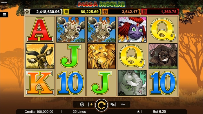 Mega Moolah Gameplay