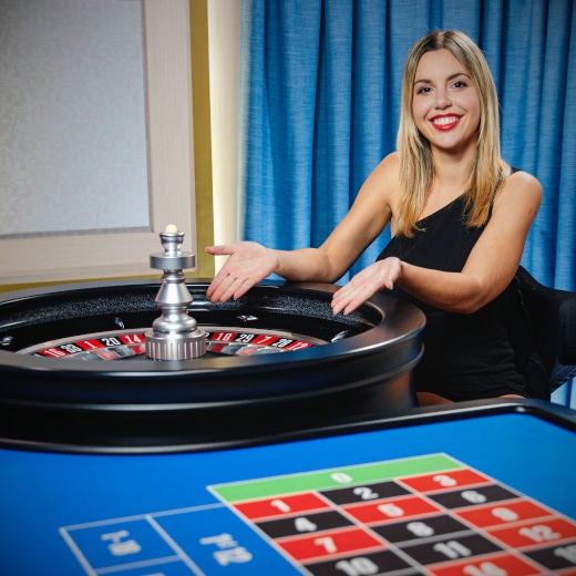 Live Roulette dealer