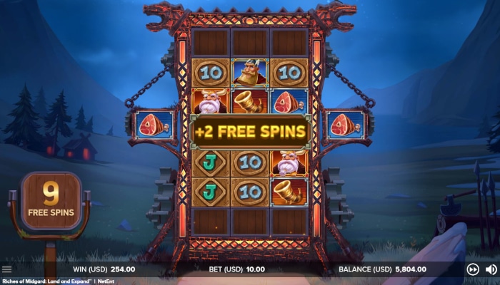 Riches of Midgard free spins