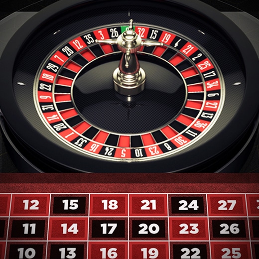 American Roulette wheel