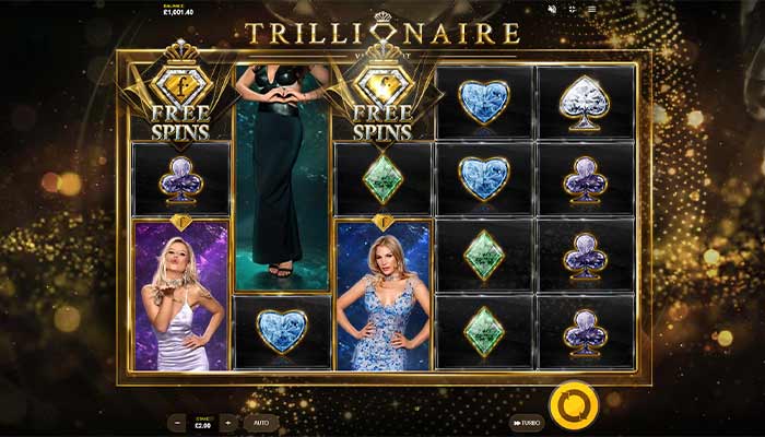Trillionaire slot gameplay