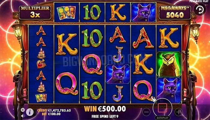 Madame Destiny Megaways allows for you to 200,704 ways to win and 5,000x the stake payout!