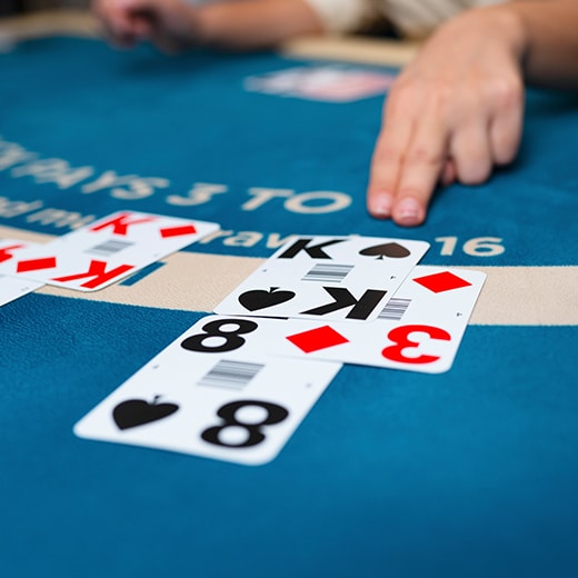 Live Blackjack table