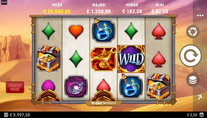 10,000 Wishes slot gameplay