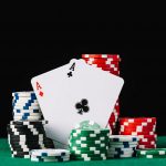Poker cards and chips