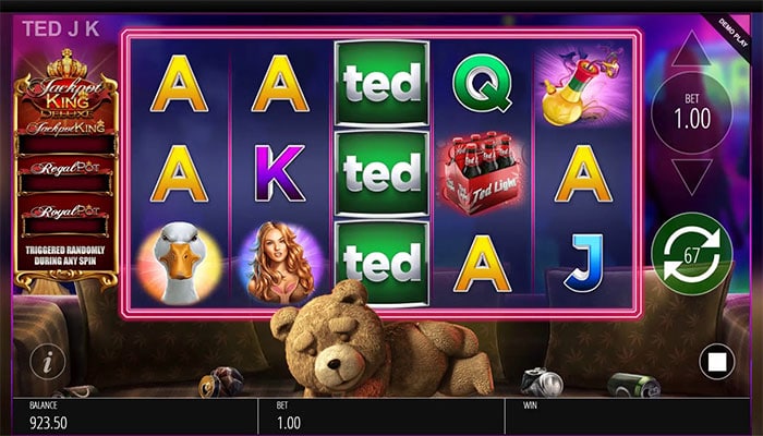Ted Jackpot King gameplay