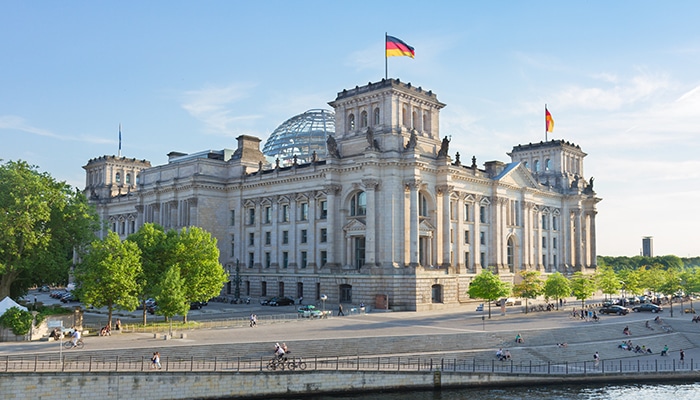 Building of German government in Berlin
