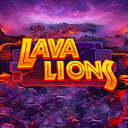 Lava Lions slot logo