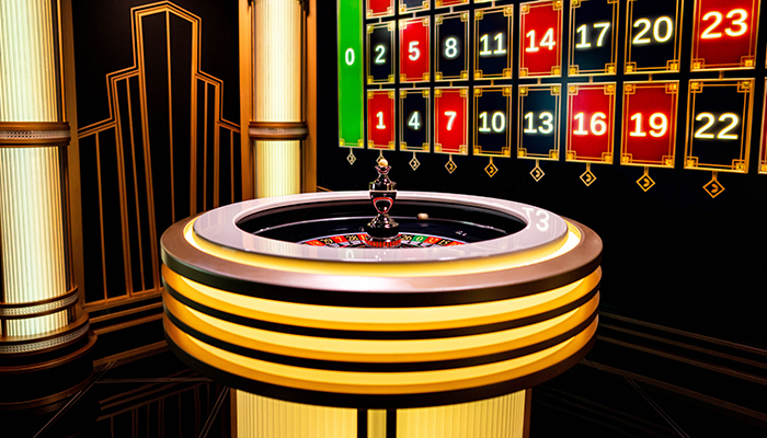 Evolution Lightning Roulette Wheel