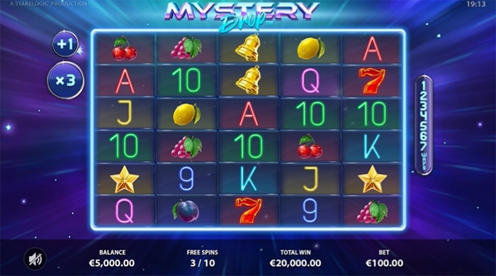 Mystery Drop slot free spins