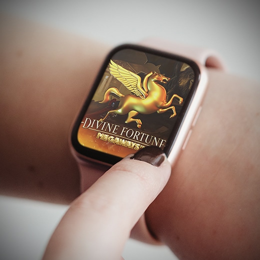 Playing video slot on smartwatch