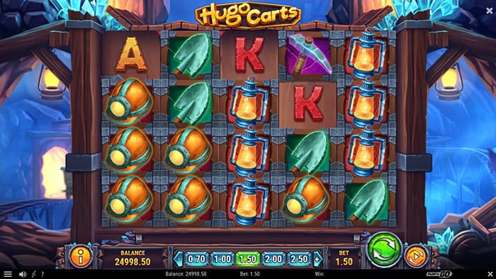 Hugo Carts slot main game