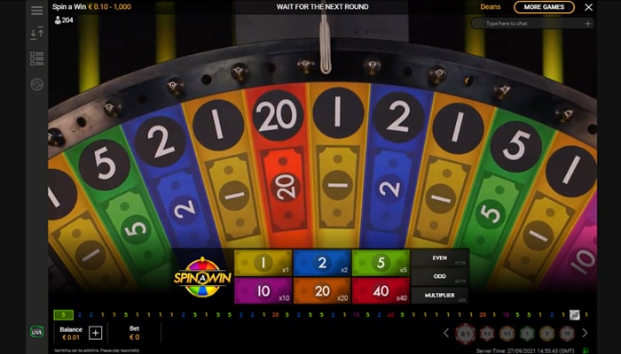 Try to predict where the wheel will stop