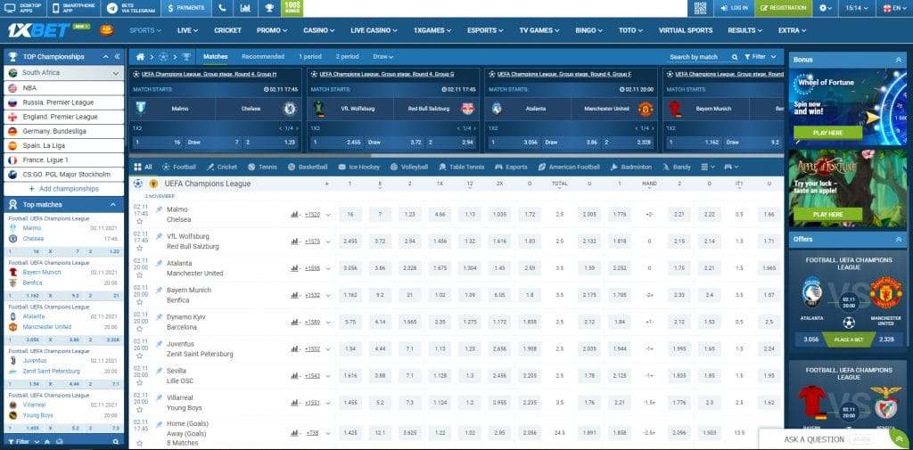 1XBET Sportsbook