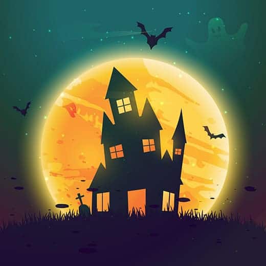 Halloween themed background