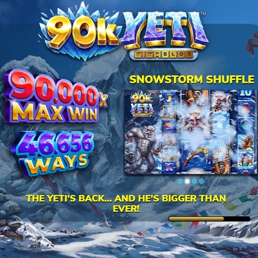 Yggdrasil and 4ThePlayer launch 90k Yeti Gigablox.