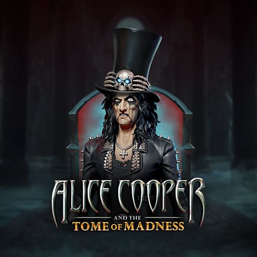 Alice Cooper and the Tome of Madness slot logo