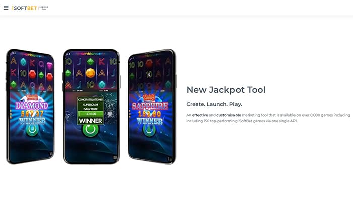 iSoftBet Jackpot tool