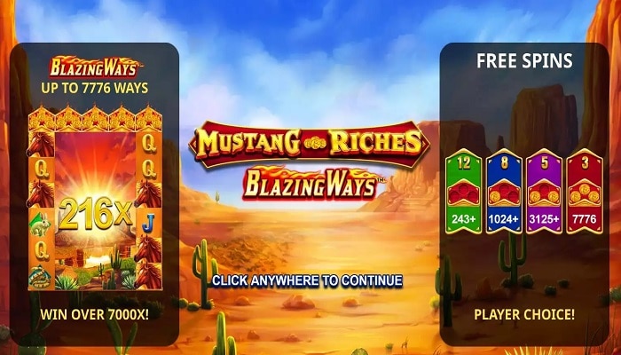 SpinPlay’s Games' Mustang Riches is getting launched today!