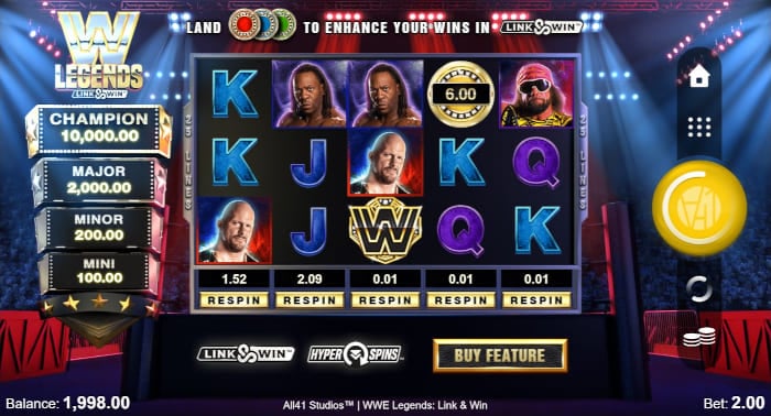 WWE Legends Link & Win base game