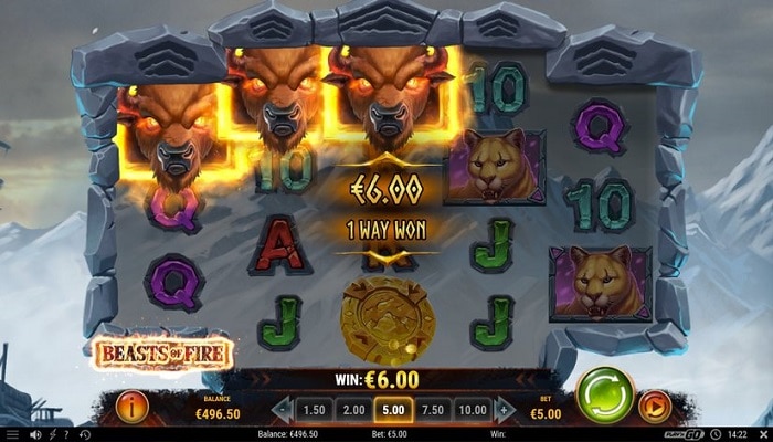 Beasts of Fire has been released by Play’n GO a few days ago.