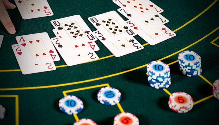 Blackjack splitting