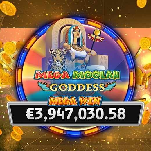 Microgaming’s Mega Moolah Goddess delivers its first-ever epic win.