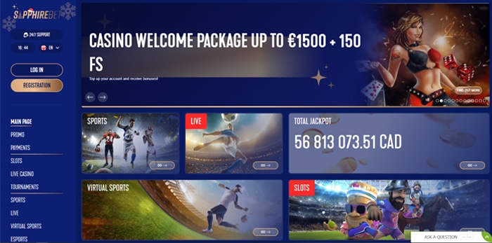 Sapphirebet Lobby