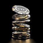Golden VIP Casino chip 3D