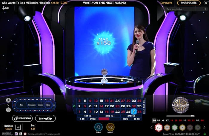 how to play who want to be a millionaire? live roulette