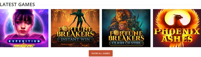 Latest games Betixon